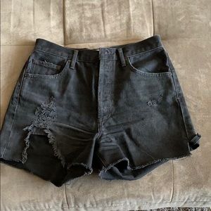 AGOLDE the Dee high rise shorts